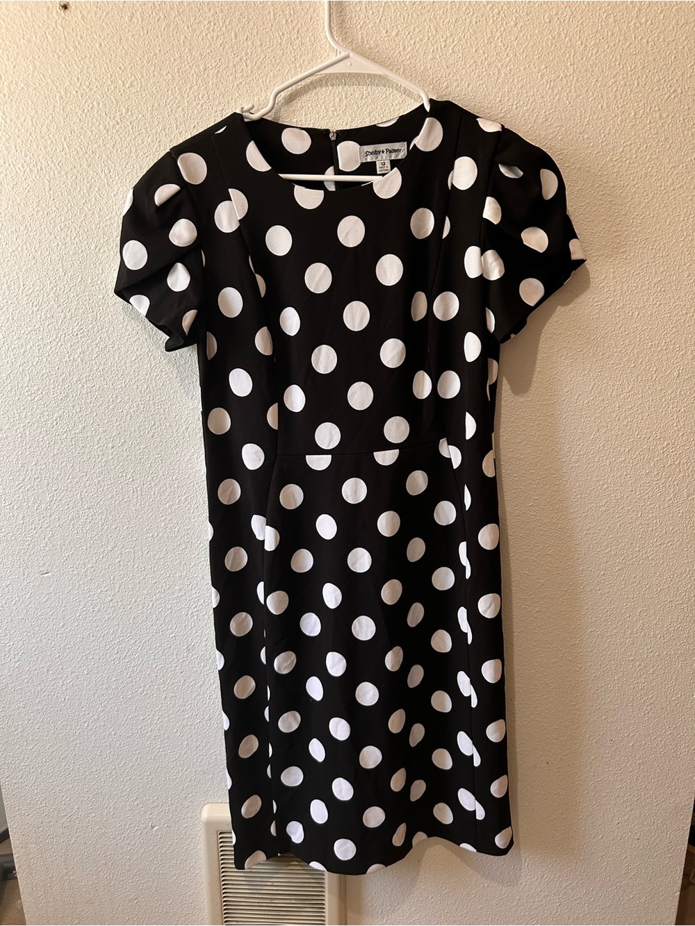 Polka Dot Short Sleeve Dress